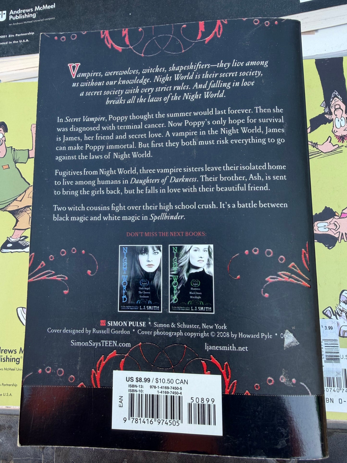 Night world Secret vampire Daughters of Dracula book spellbinding…