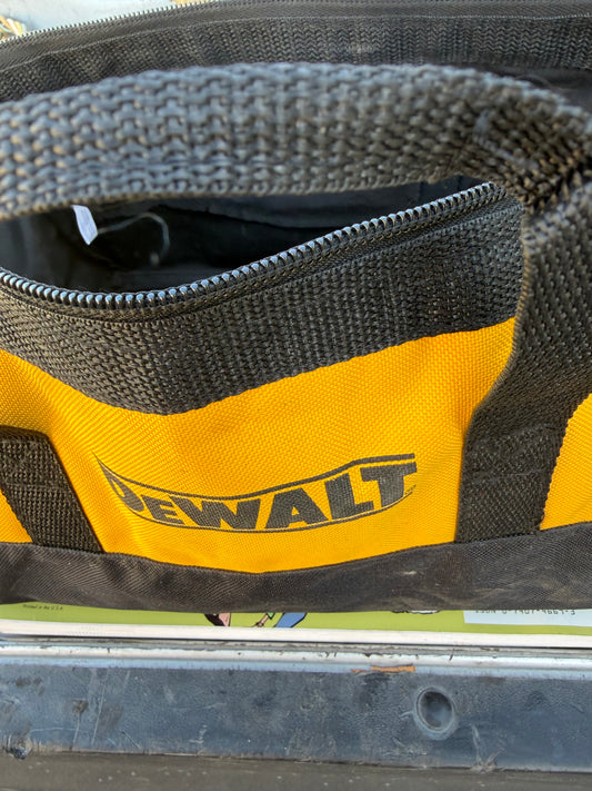 Dewalt tool bag empty 8 inch tall 12 inch long new zipper close …