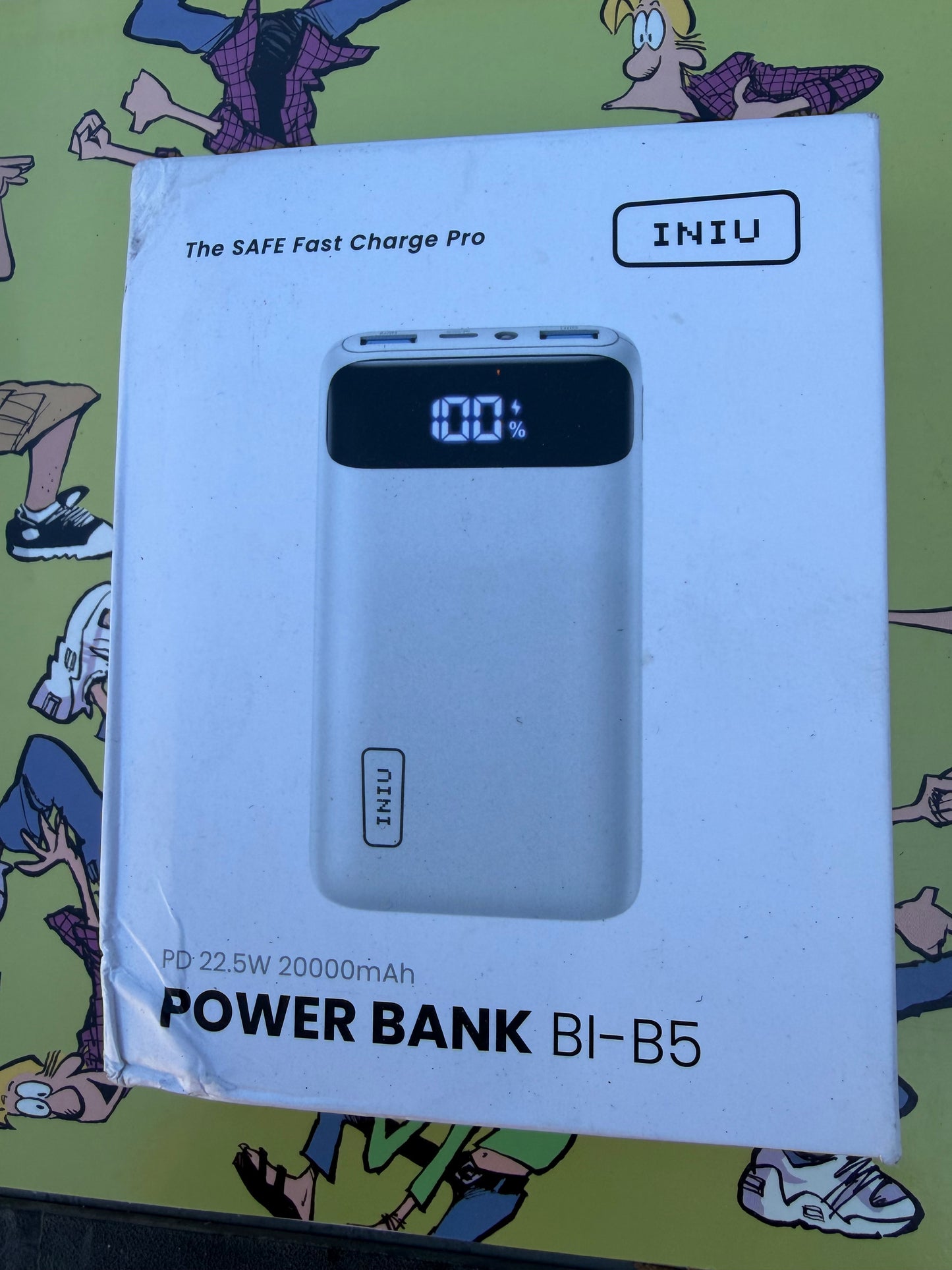 Iniu power Bank BI-B5 charger pack safe charge new …