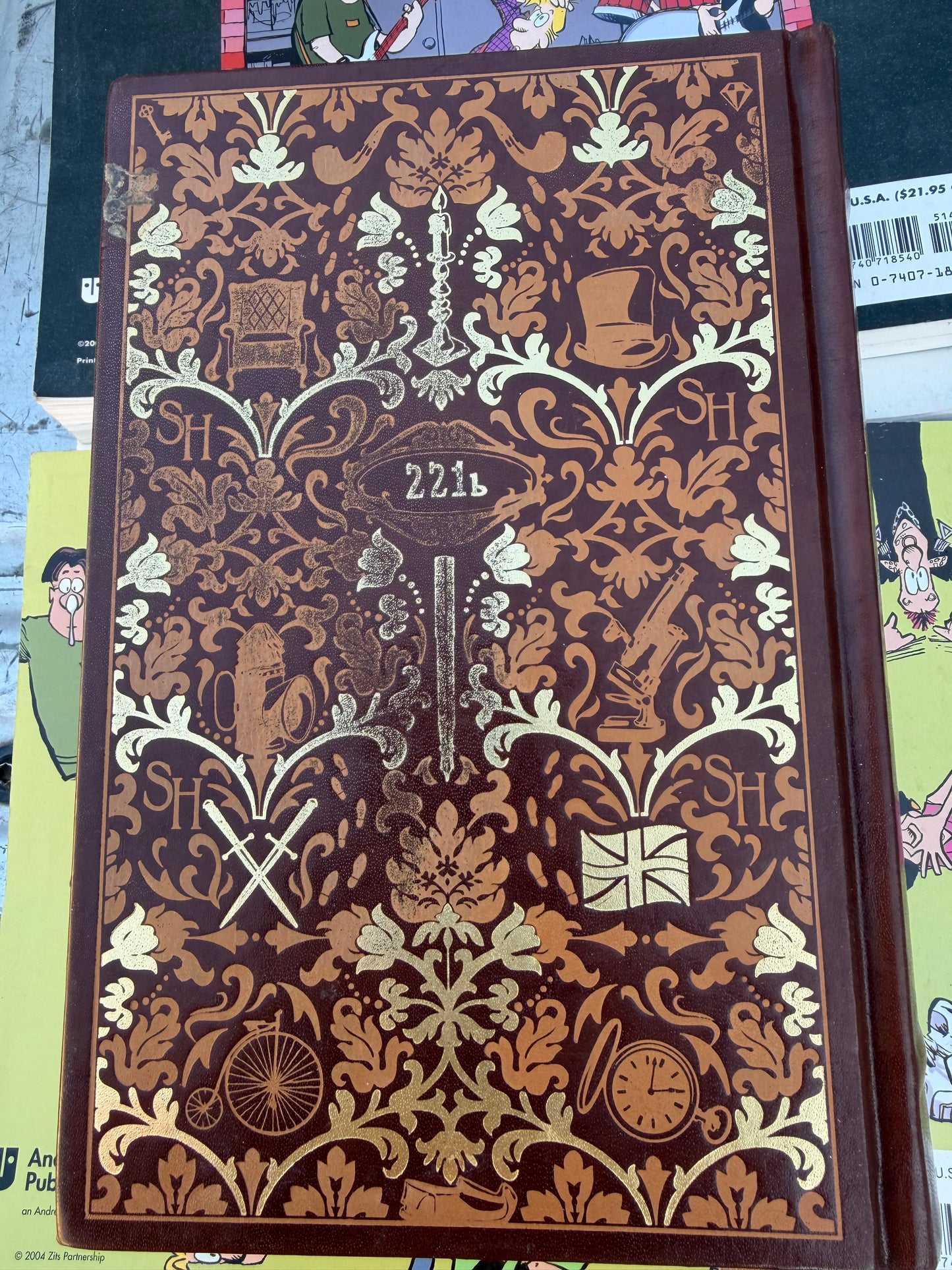 The Complete book of Sherlock Homes big thick book all the works of Author Sir Authur Conan Doyle …