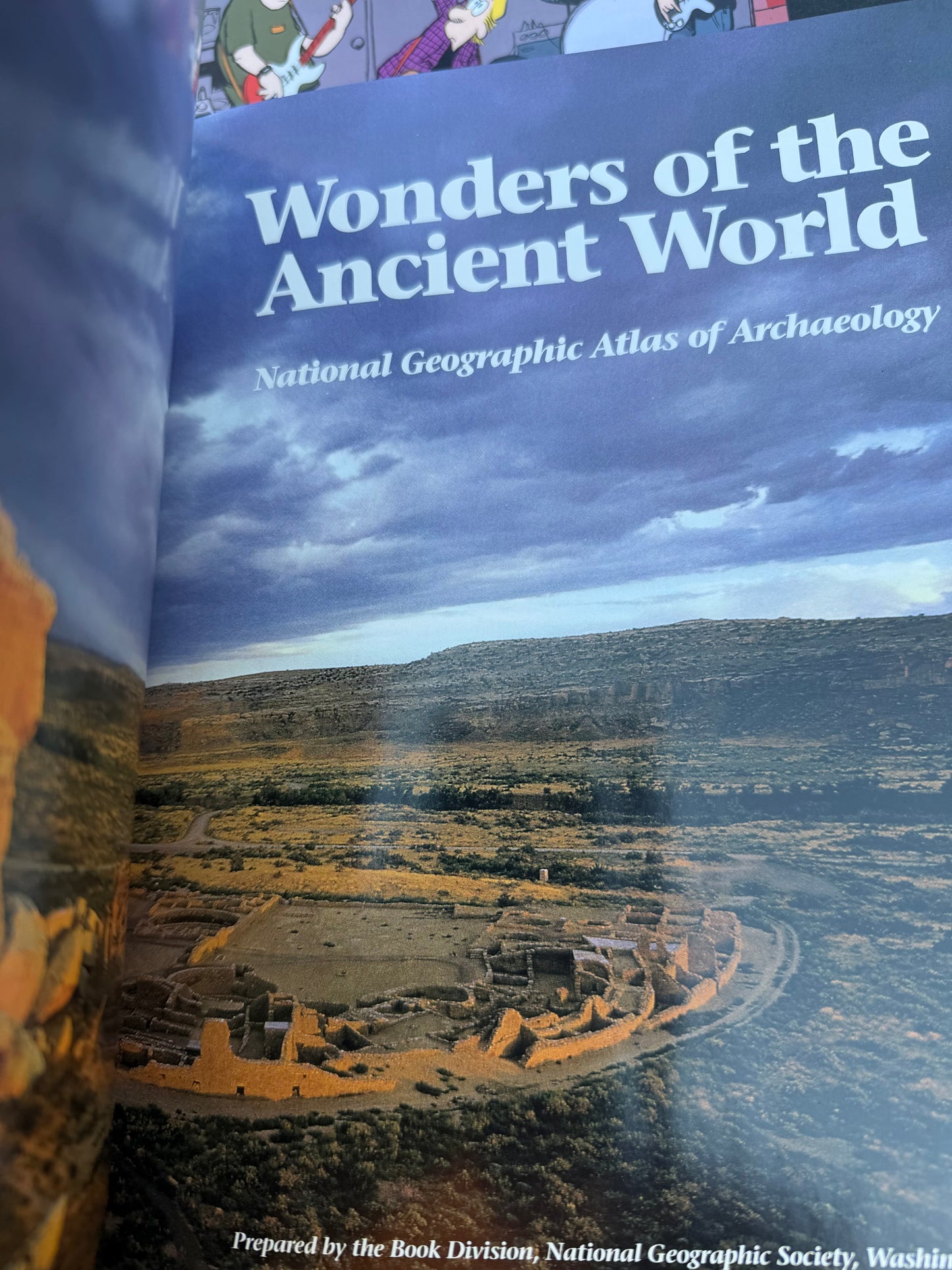 National Geographic book Wonders of the Ancient World archeological sites around the world…