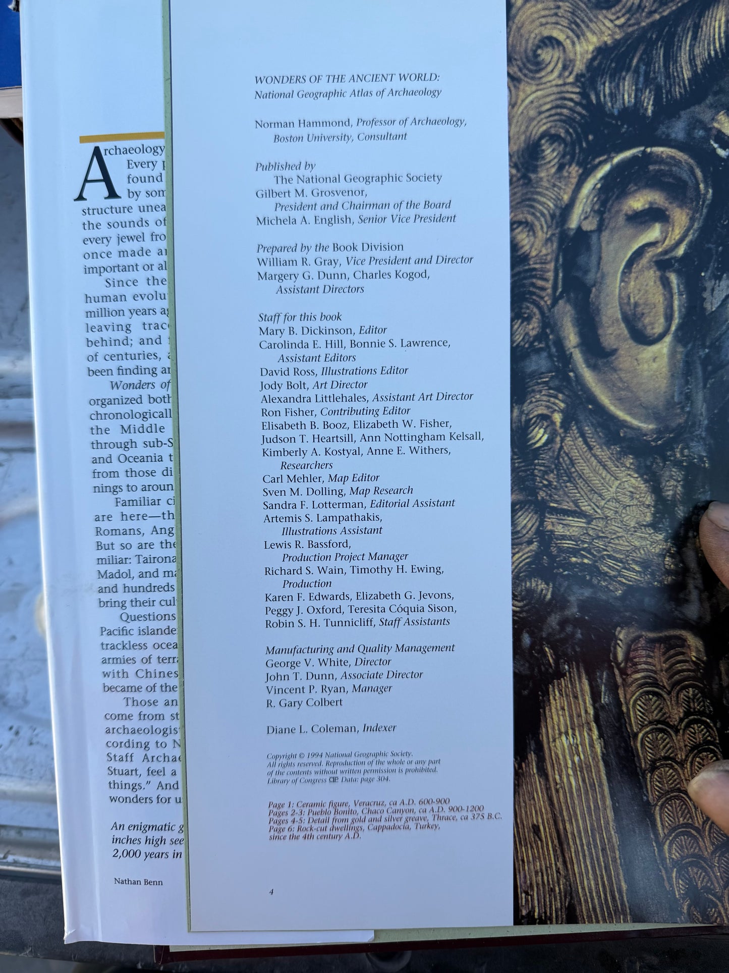 National Geographic book Wonders of the Ancient World archeological sites around the world…