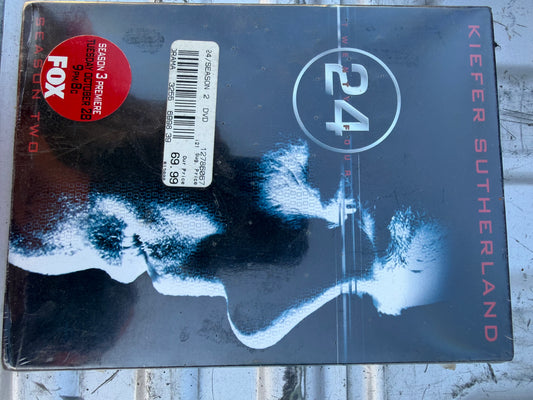 24 tv movie series DVD set wit Kiefer Sutherland sealed New complete episodes for season two New …