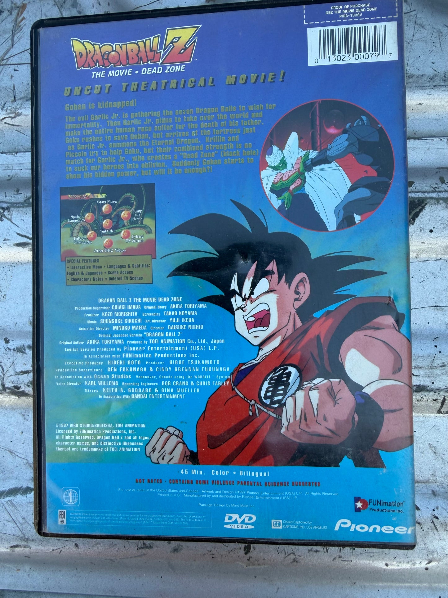 Dragon Ball Z the dead zone movie DVD…