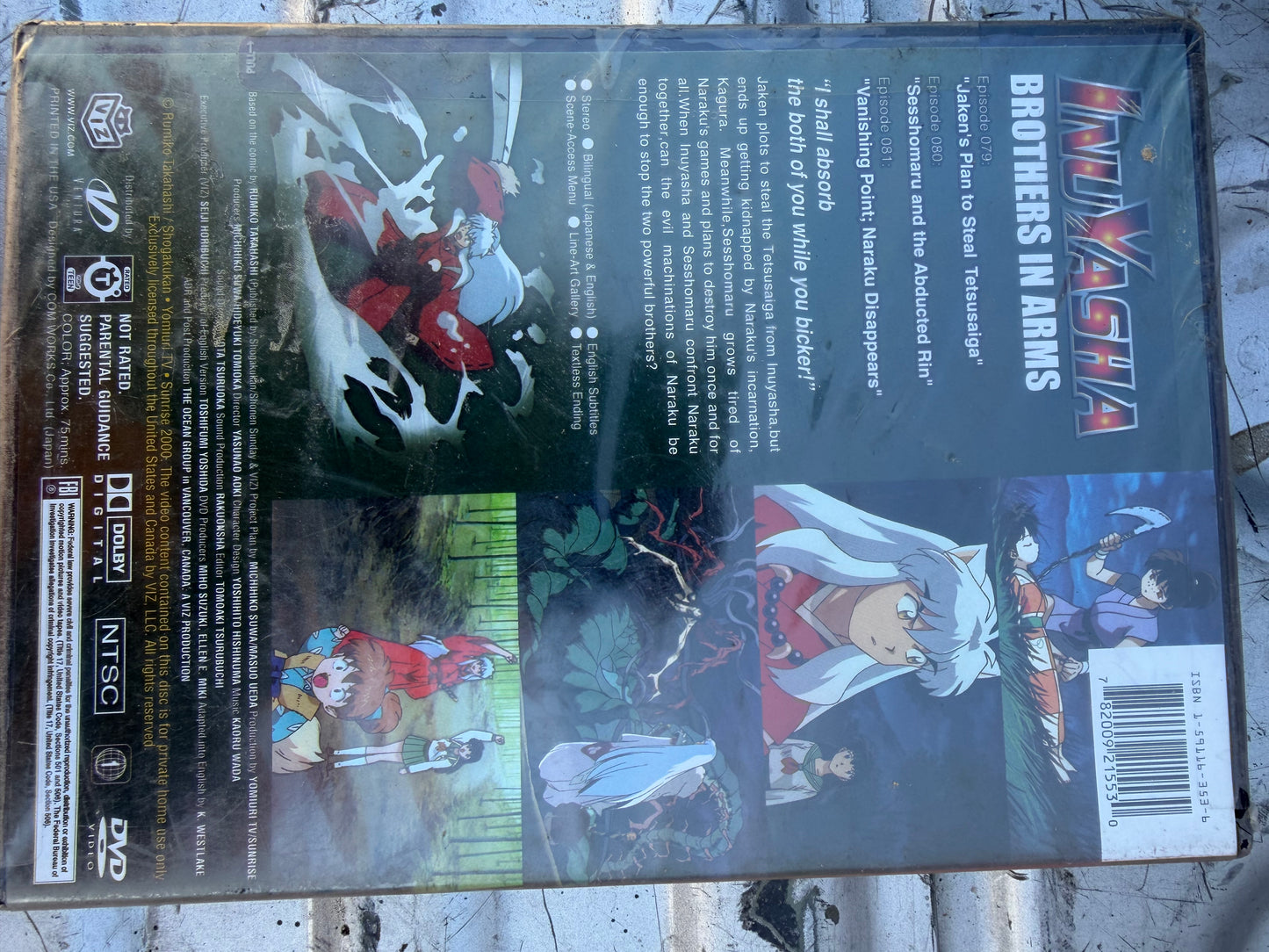 Inuyasha Brothers in Arms anime series animated cartoon sealed New  …