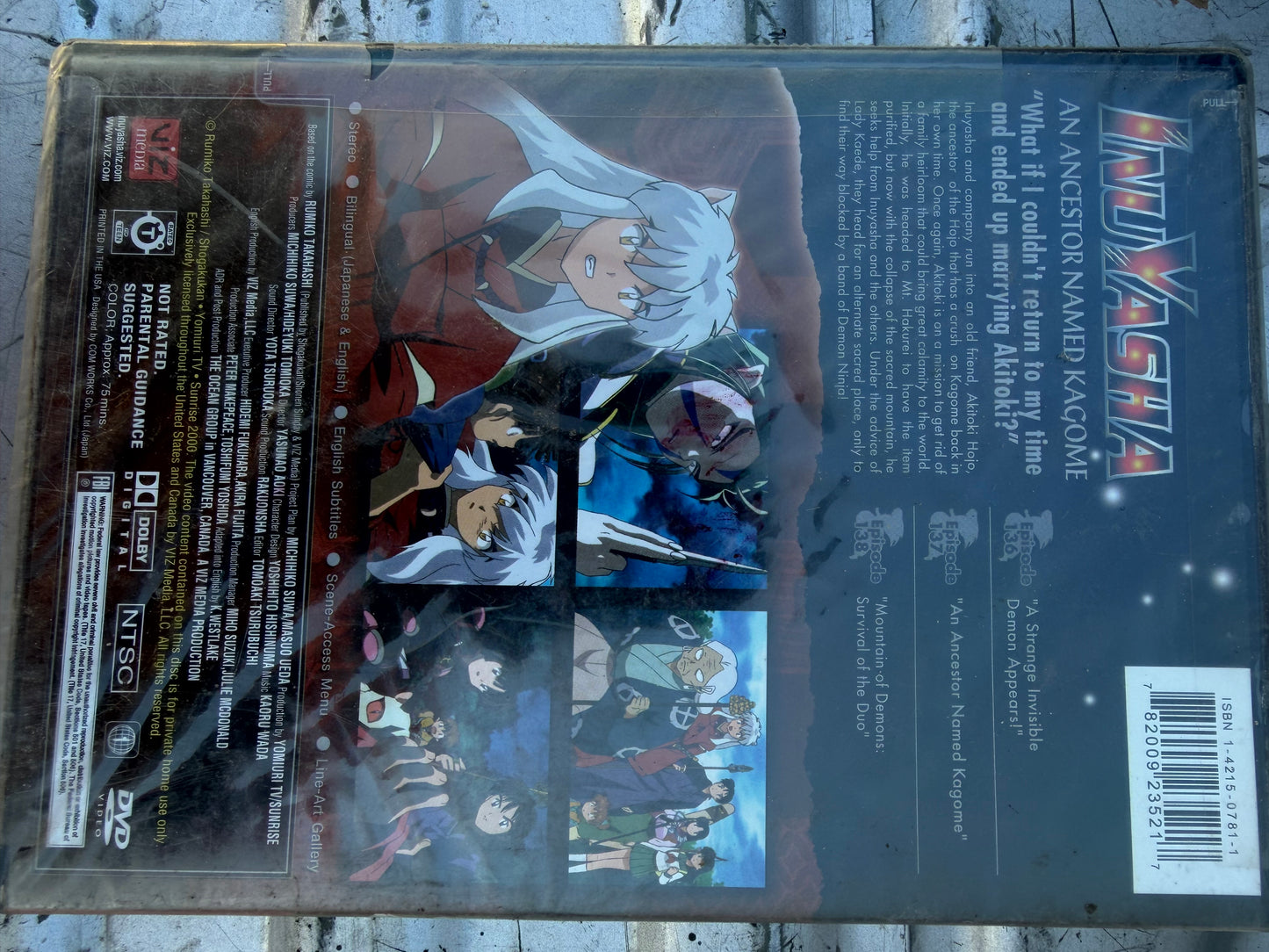 Inuyasha DVD movie animated series An Ancestor named Kagone sealed New …