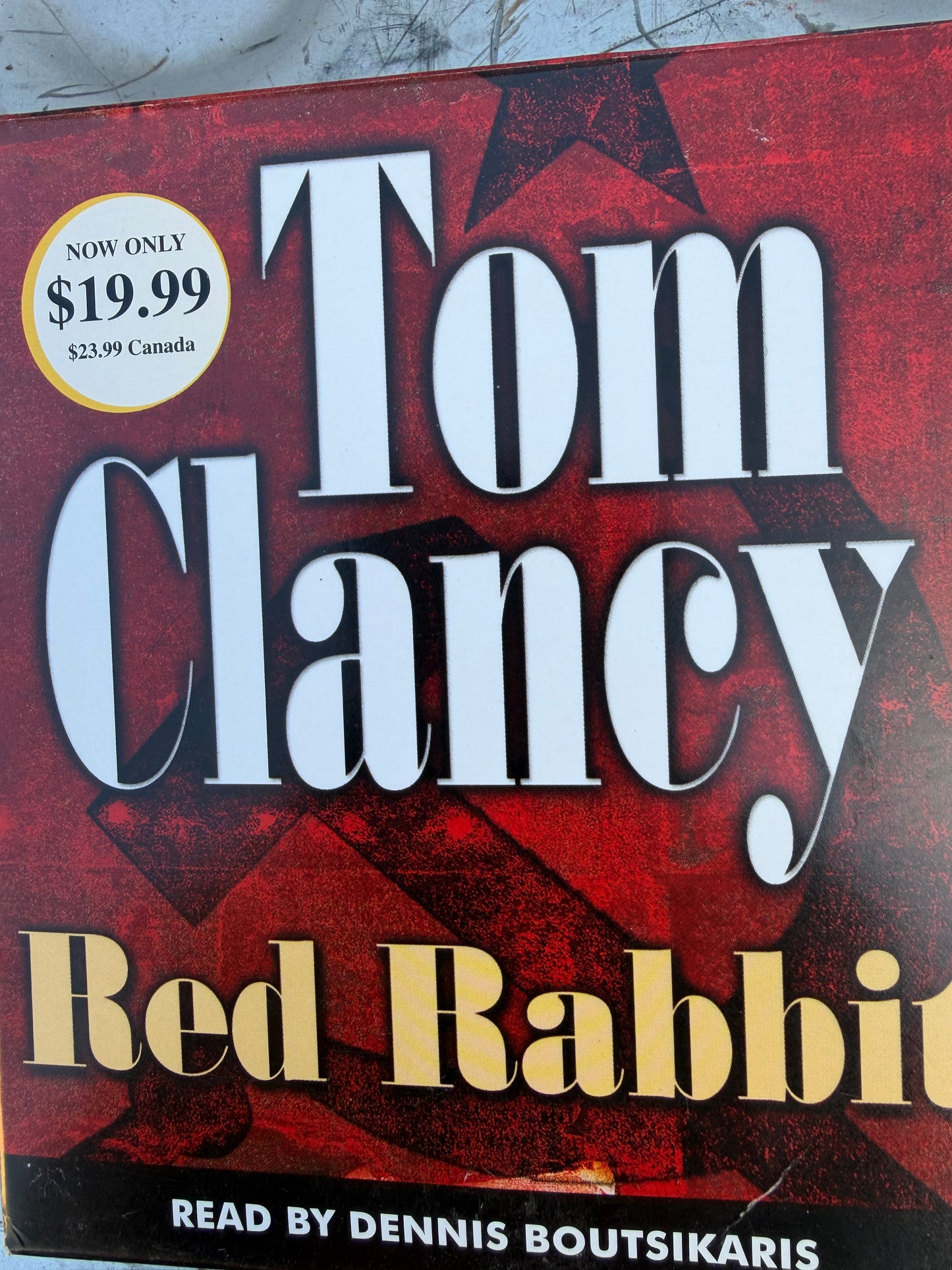 Tom Clancy Author Audiobook on CD Red Rabbit…