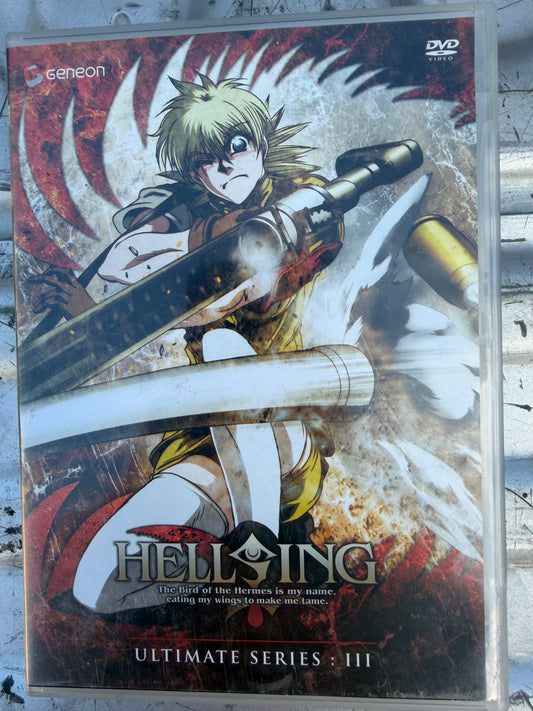 Hellsing 3 DVD the ultimate series animated series used…
