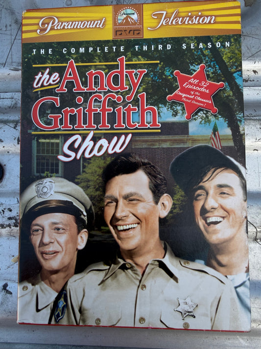 Andy Griffith show dvd set complete episodes for the 3 season used …