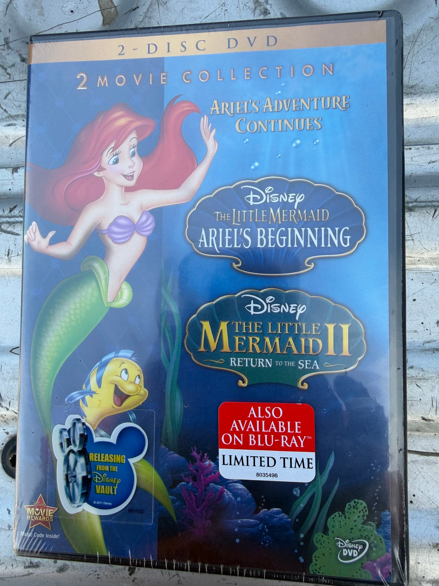 The little Mermaid Walt Disney 1-2 both movies for the price of one brand new …