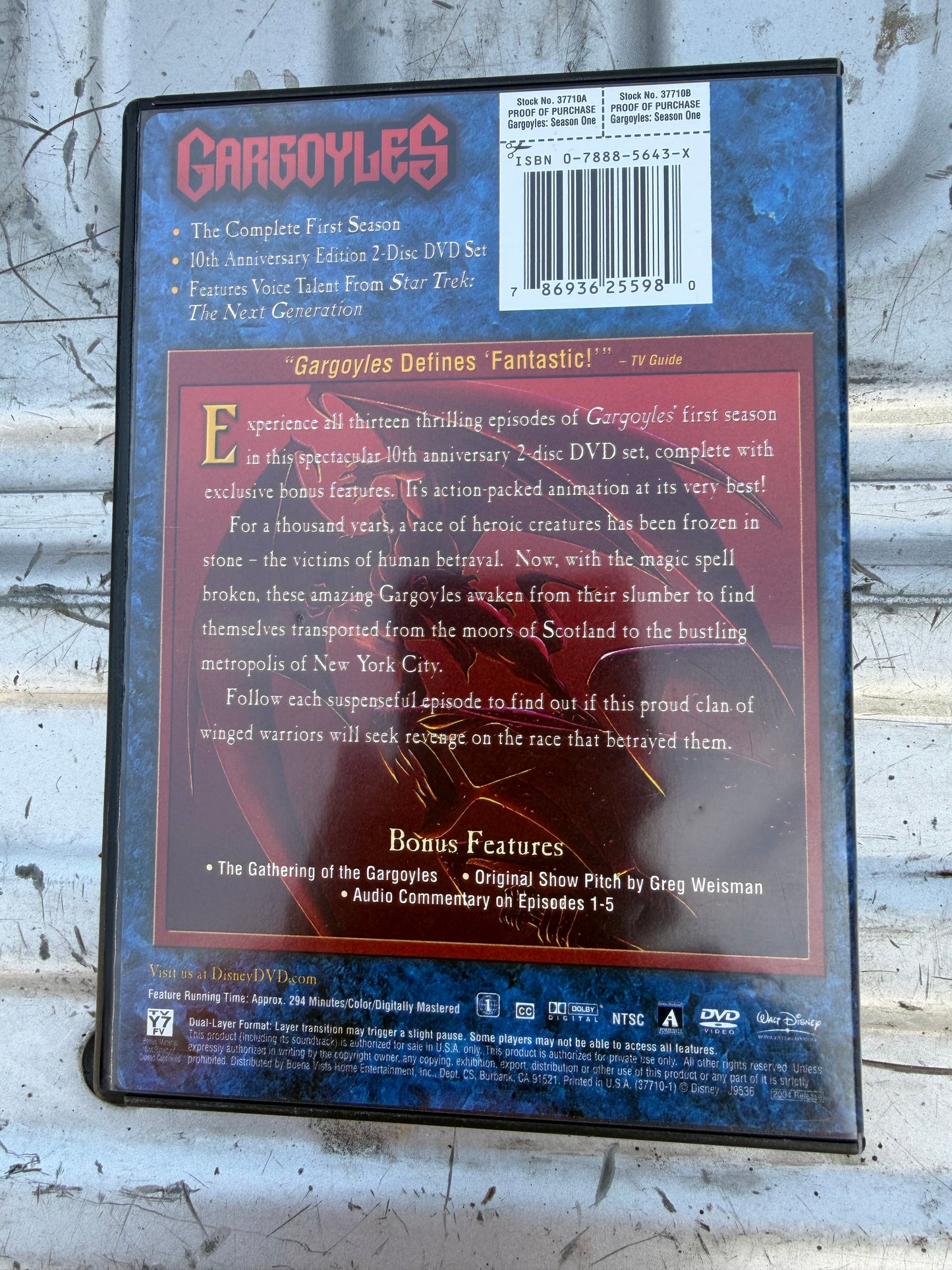 Gargoyles DVD animated series season one DVD set complete episodes used…