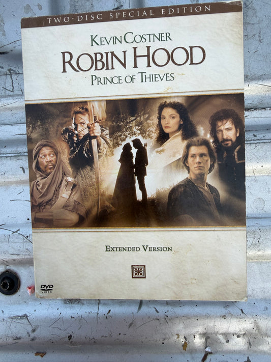 Robin Hood dvd movie Prince of Thieves with Kevin Costner 2 disk special edition used …