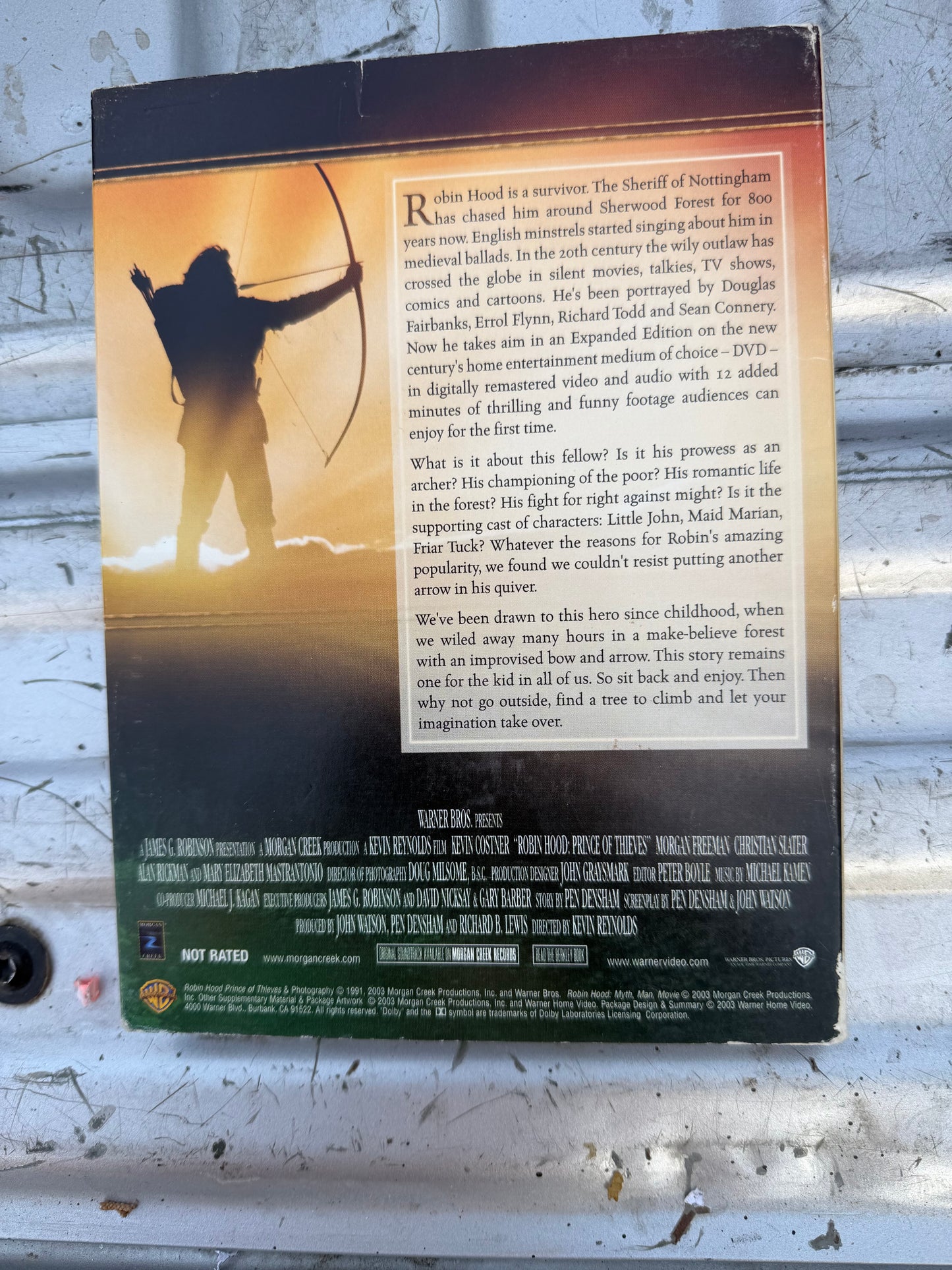 Robin Hood dvd movie Prince of Thieves with Kevin Costner 2 disk special edition used …