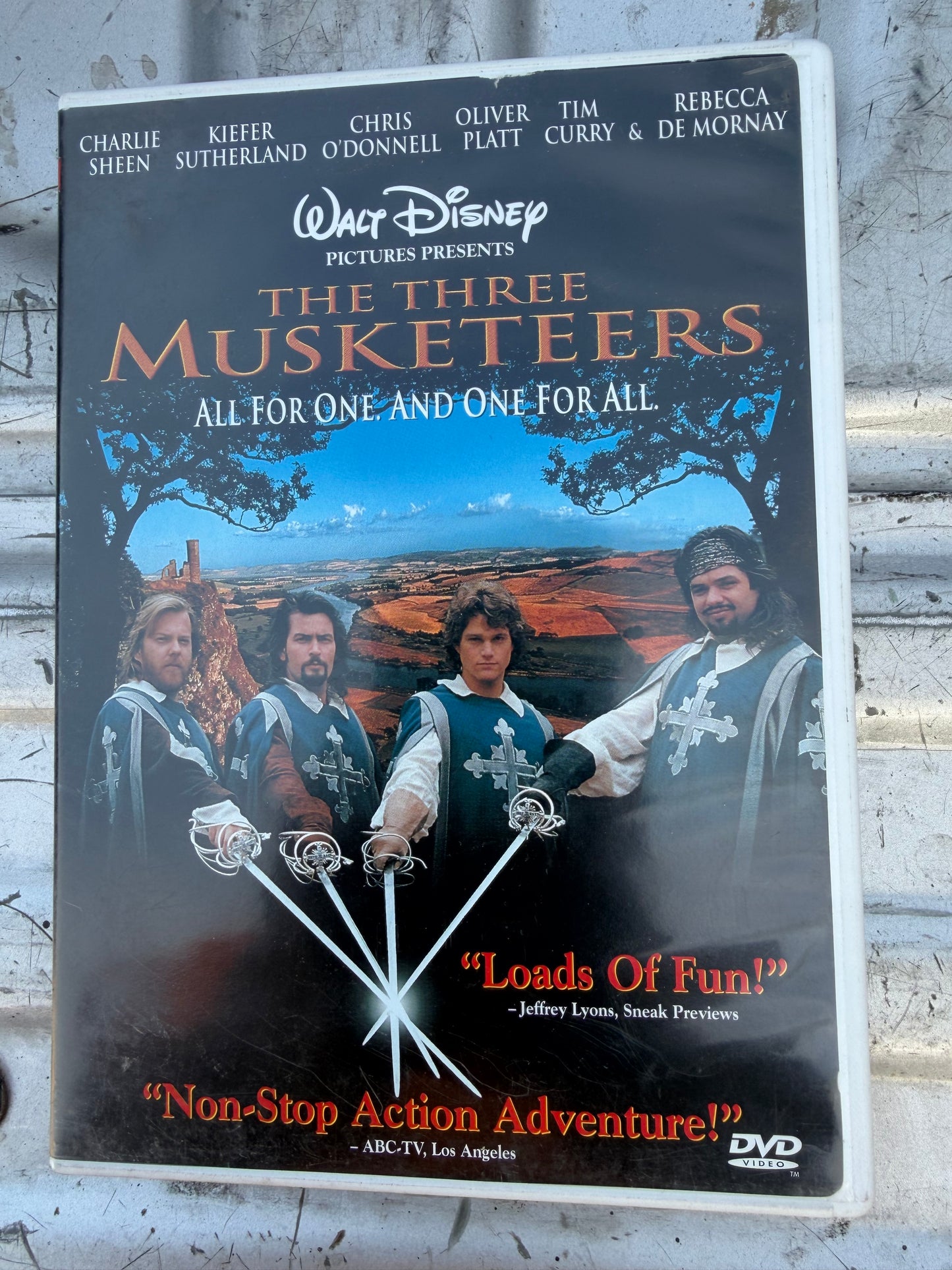 Walt Disney the Three Musketeers dvd movie live actors rated PG used …