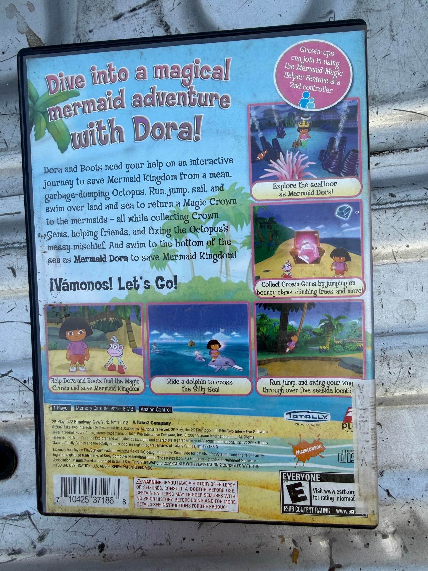 Dora the Explorer Saves the Mermaids game for Play station 2 used …