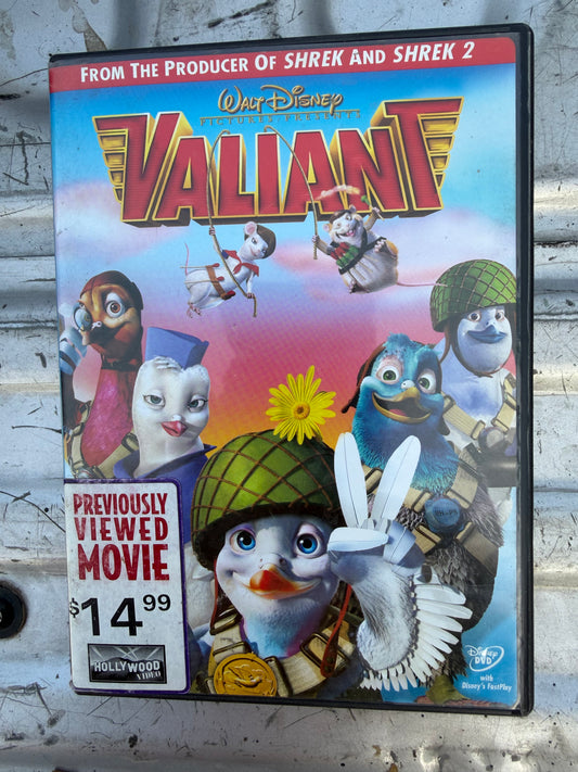 Valiant DVD movie animation cartoon rated G used