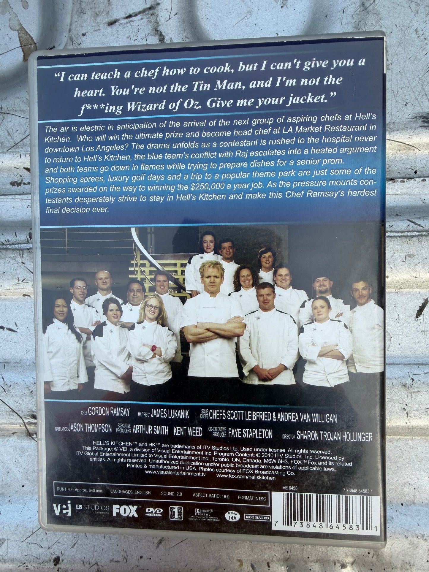 Hells Kitchen dvd movie #8 tv show uncensored and uncut used …