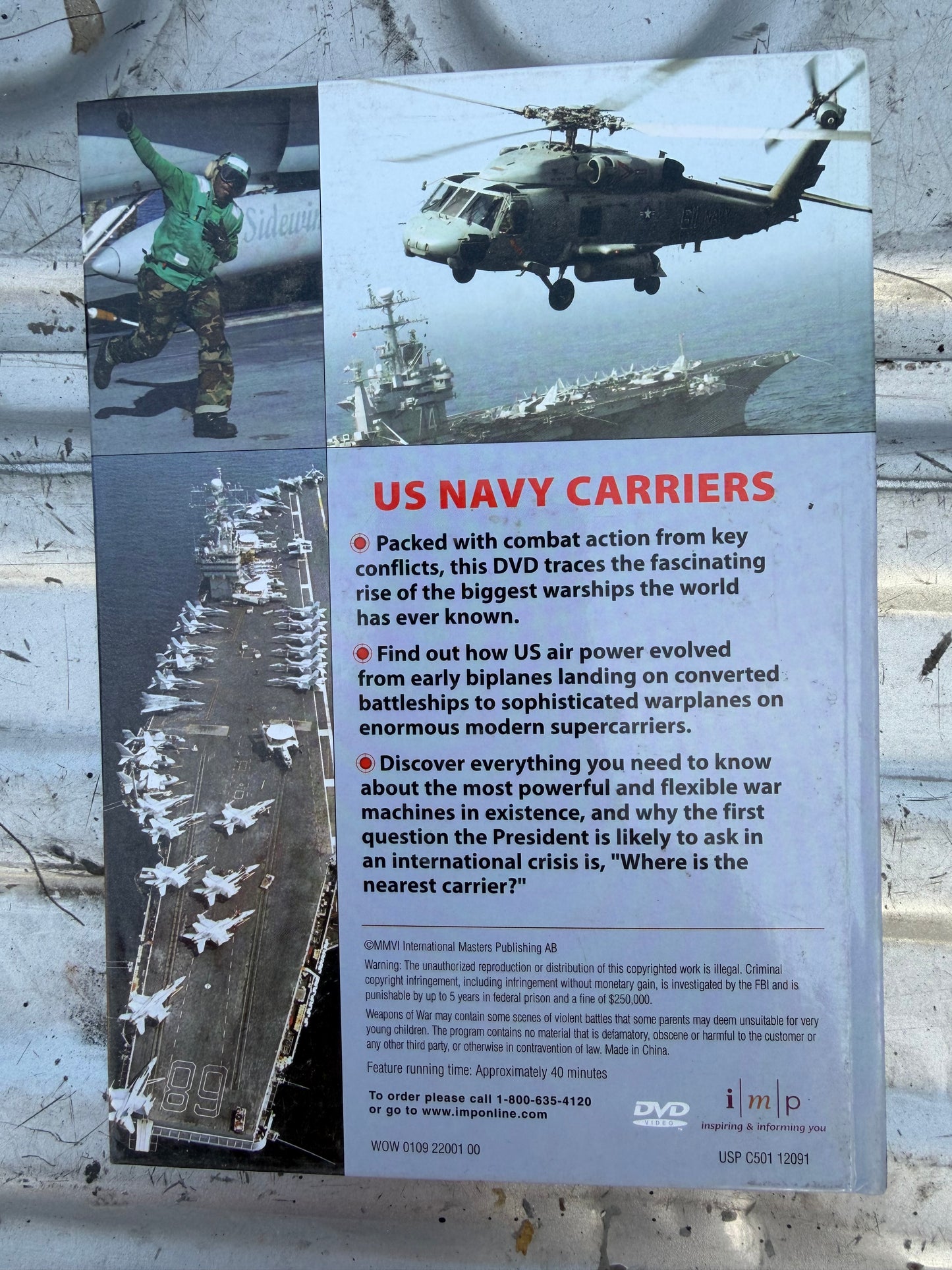 US Navy Carriers the Was Ships DVD movie Documentary used …