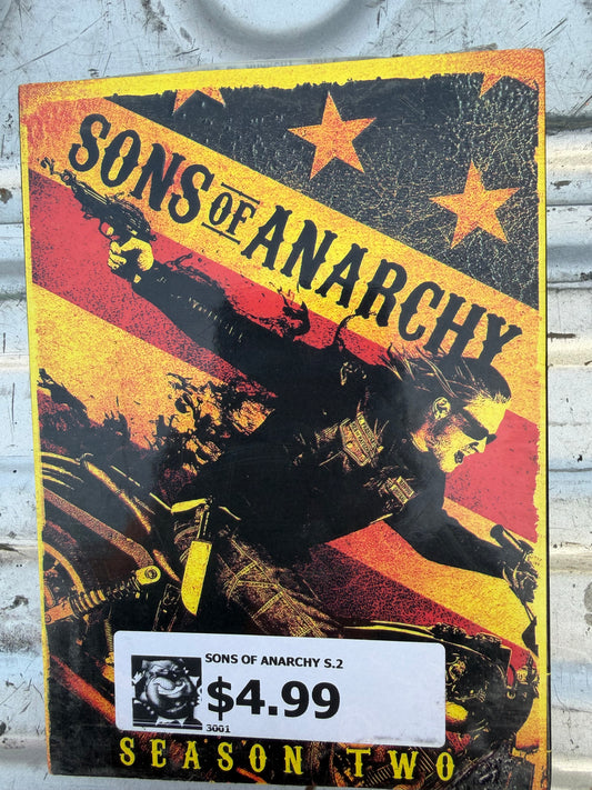 Sons of Anarchy DvD set movie used complete season two…