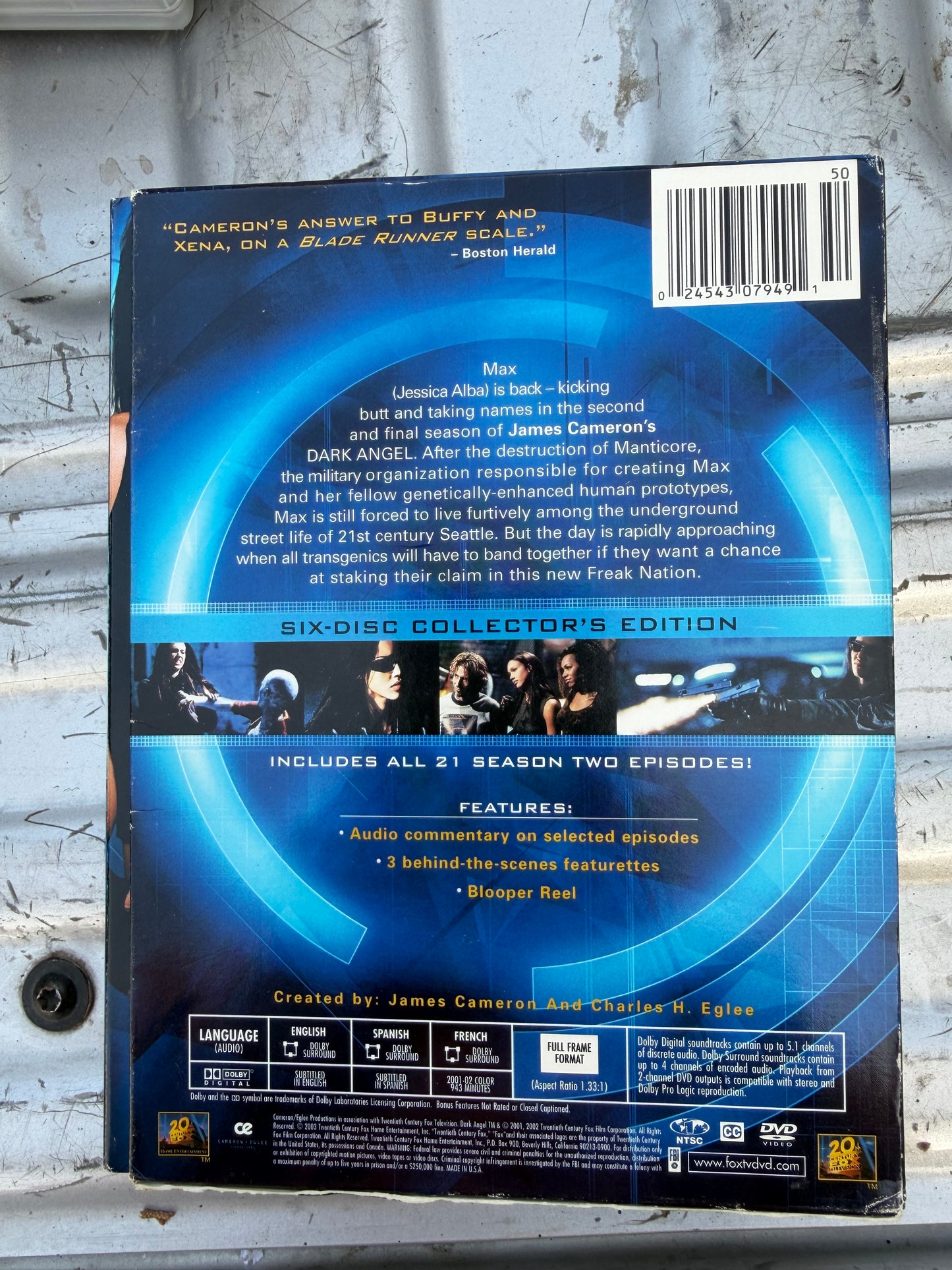 Dark Angel movie DVD complete episodes of season two used …