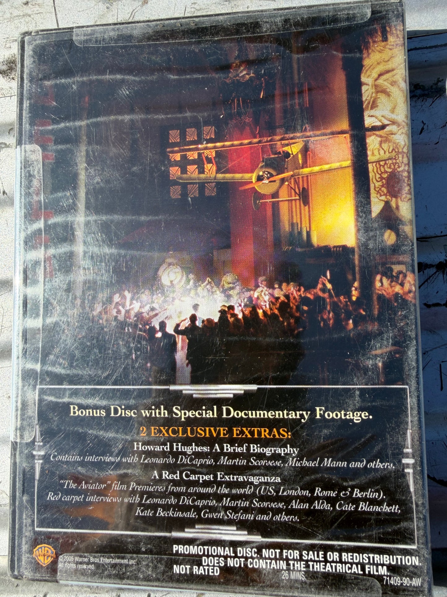 Aviator movie DVD documentary about Hughes not the theater film bonus features 26. Mins new dvd …