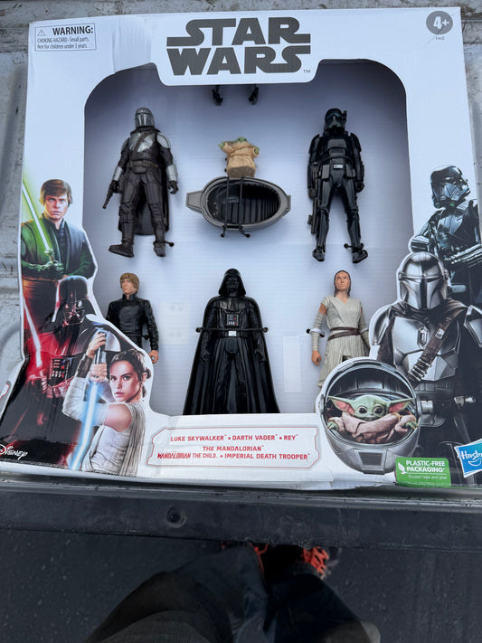 Star Wars action figures 6 Luke Darth young yoda more new …