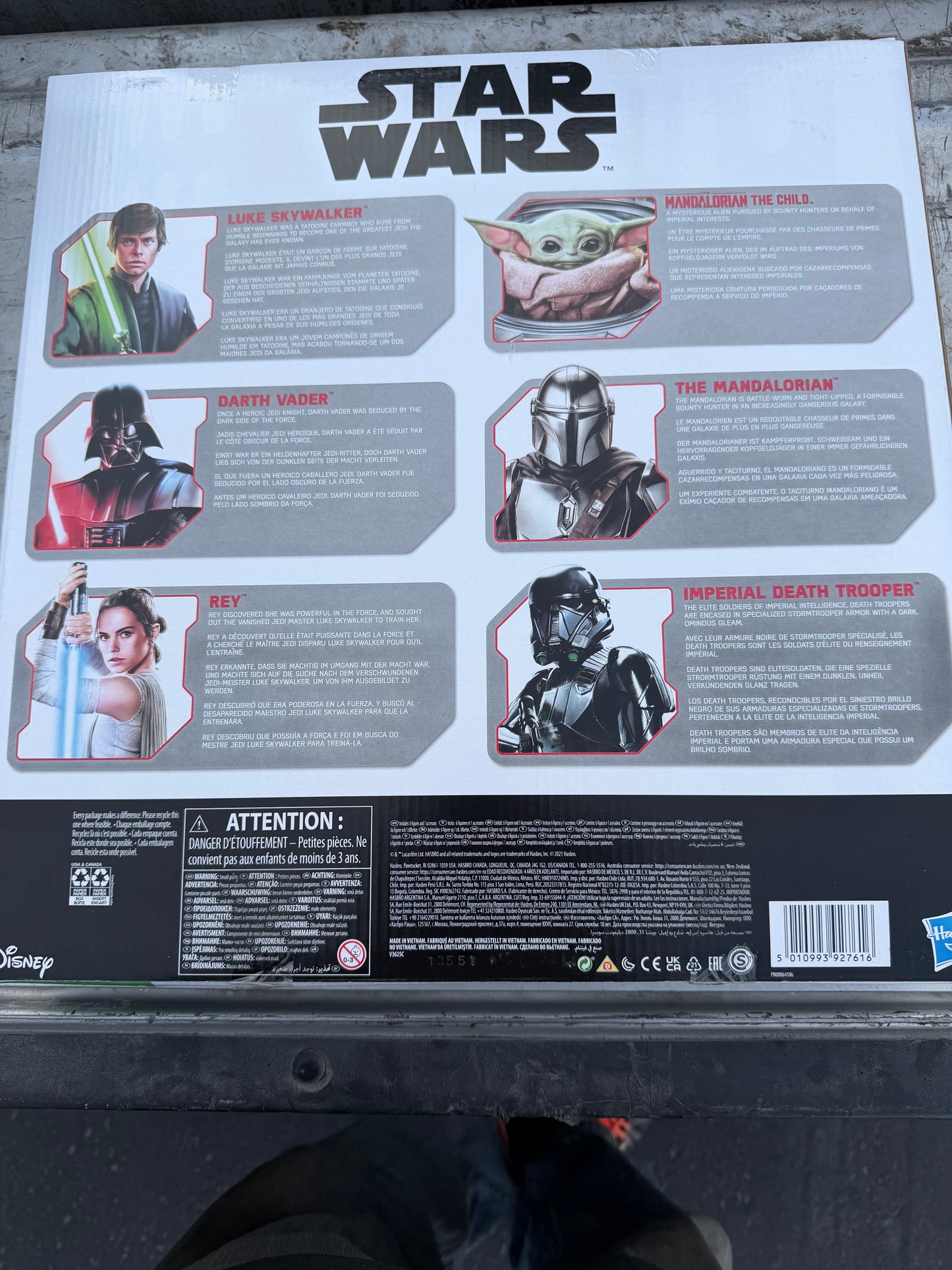 Star Wars action figures 6 Luke Darth young yoda more new …
