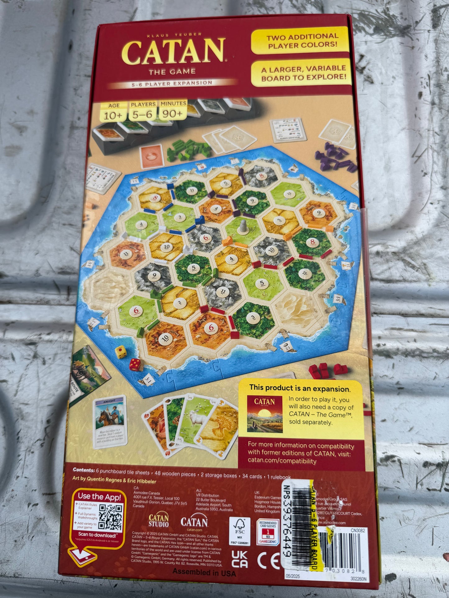 Catan game expansion 6 players new just the expansion…
