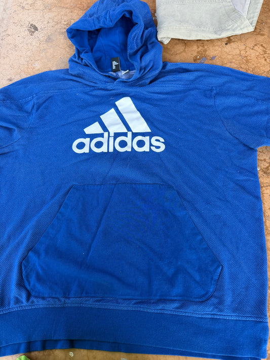 Adidas short sleeve hoodie size 18 Large…