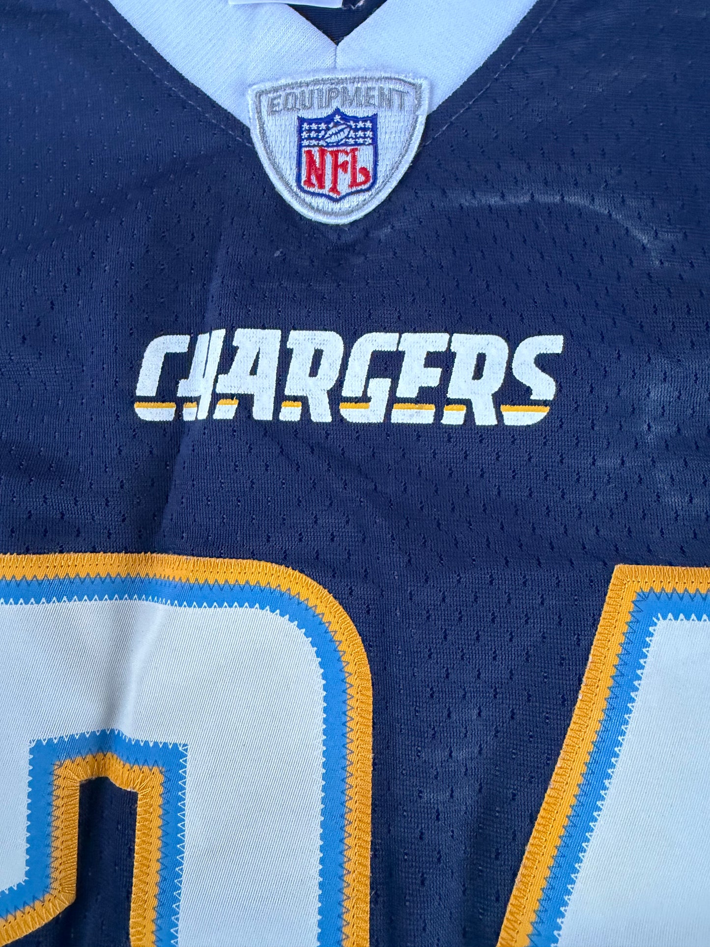 Chargers NFL TEAM SPORT JERSEY NUMBER 21 TOMLINSON OFFICIALLY SHIRT AUTHENTIC CLEAN VERY EXCELLENT CONDITION…