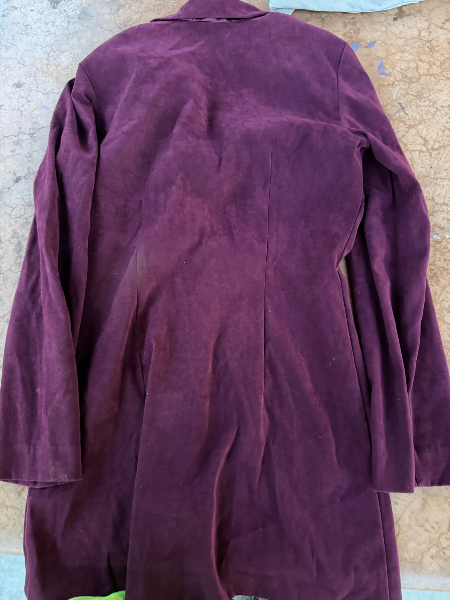 Kathy Ireland business suit dress maroon color size is  6 …