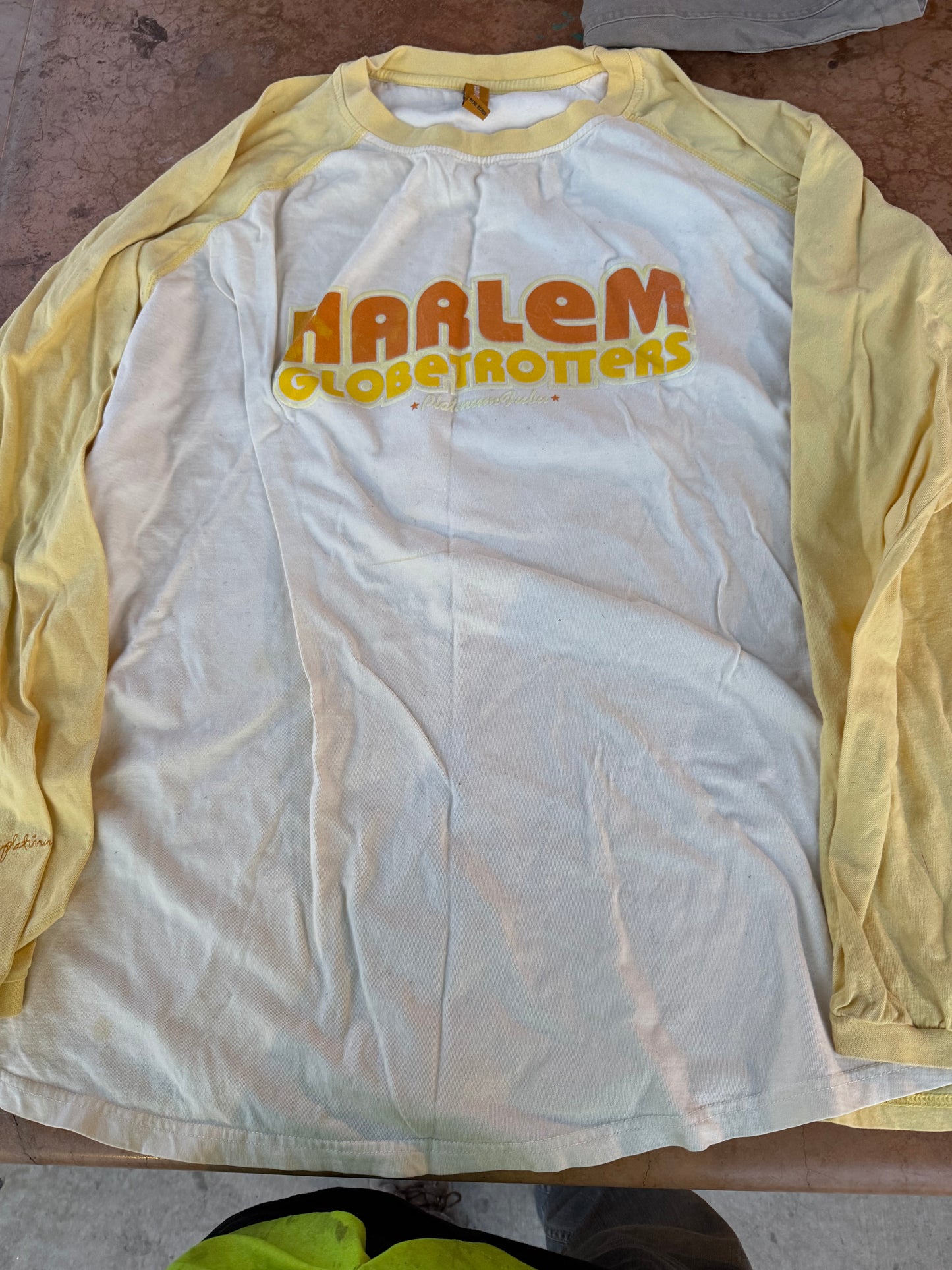 Harlem Globetrotters Platinum Award basketball sports shirt size XXL  Special Edition shirt …