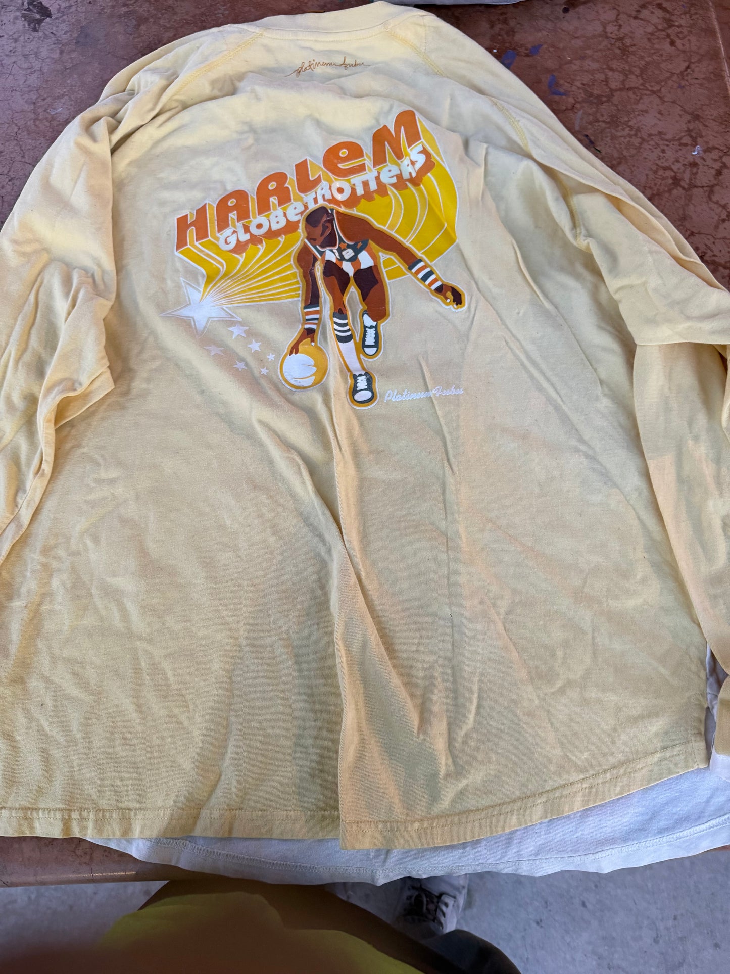 Harlem Globetrotters Platinum Award basketball sports shirt size XXL  Special Edition shirt …