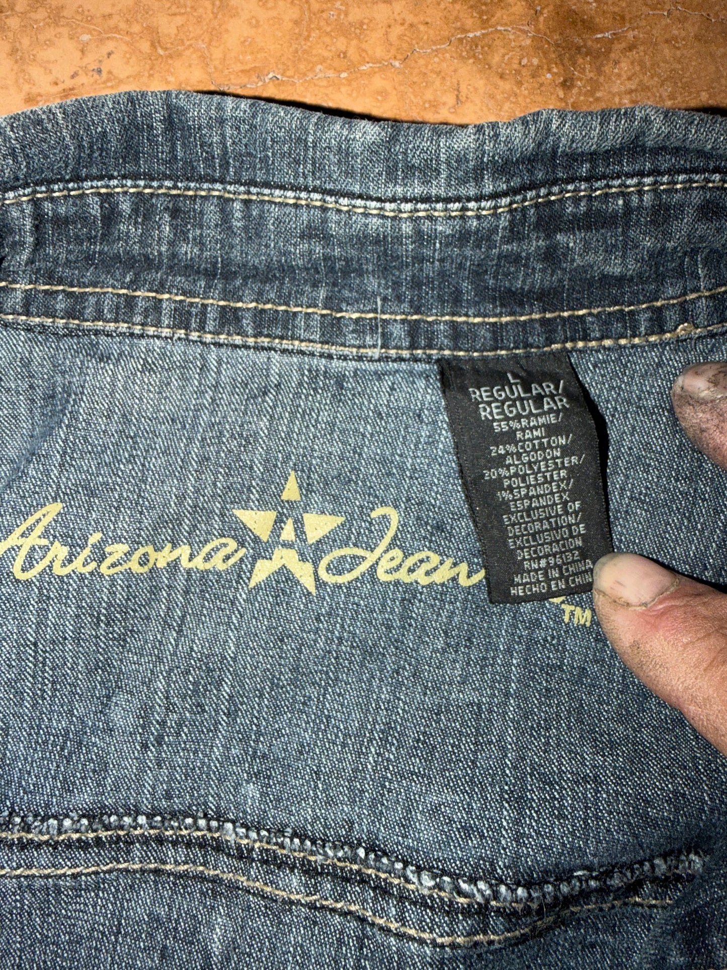 Arizona jeans company Levi jacket ladies size L with sparkles…