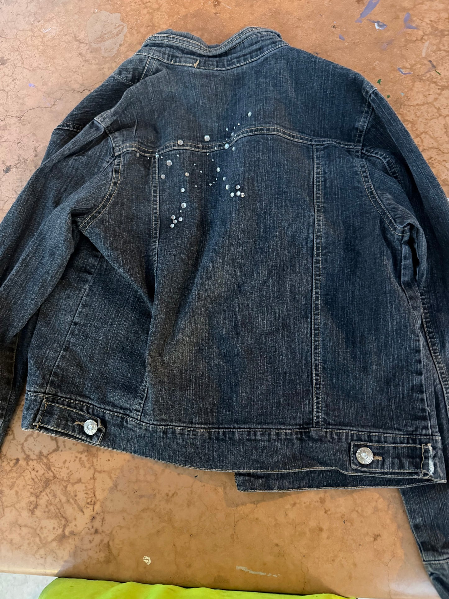 Arizona jeans company Levi jacket ladies size L with sparkles…