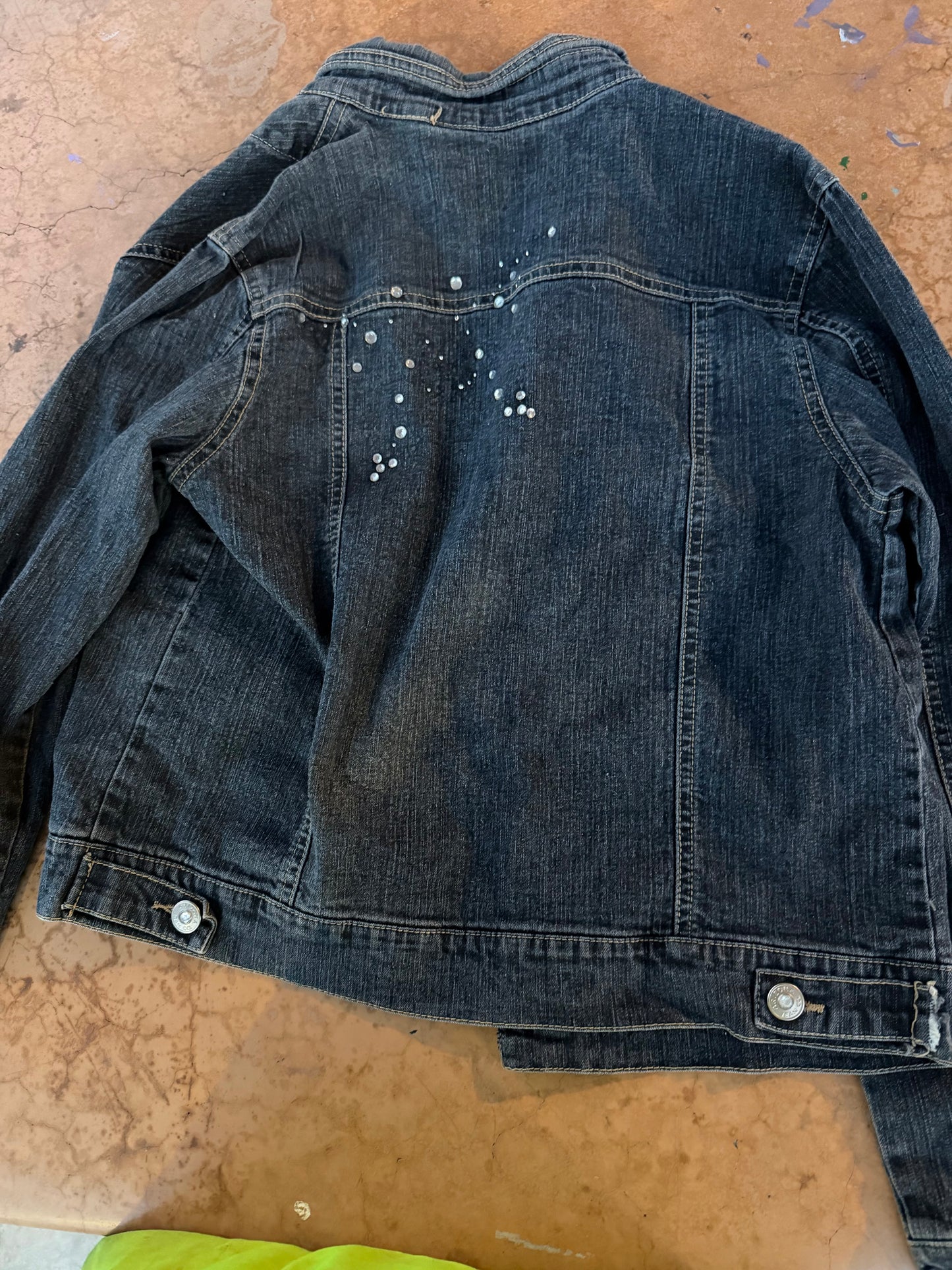 Arizona jeans company Levi jacket ladies size L with sparkles…