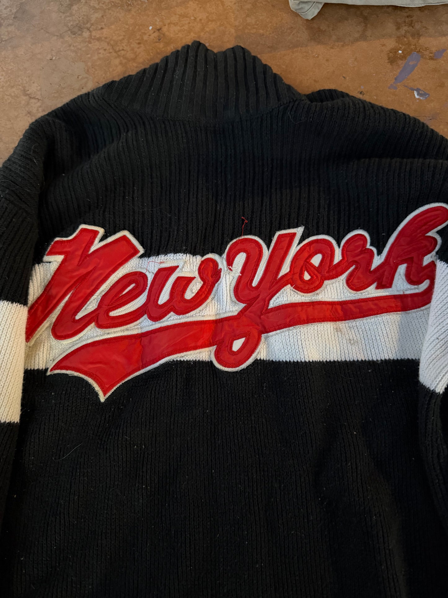 Jungle Sports JG Athletic Outdoors Sweater sleeve thick Acrylic with New York …