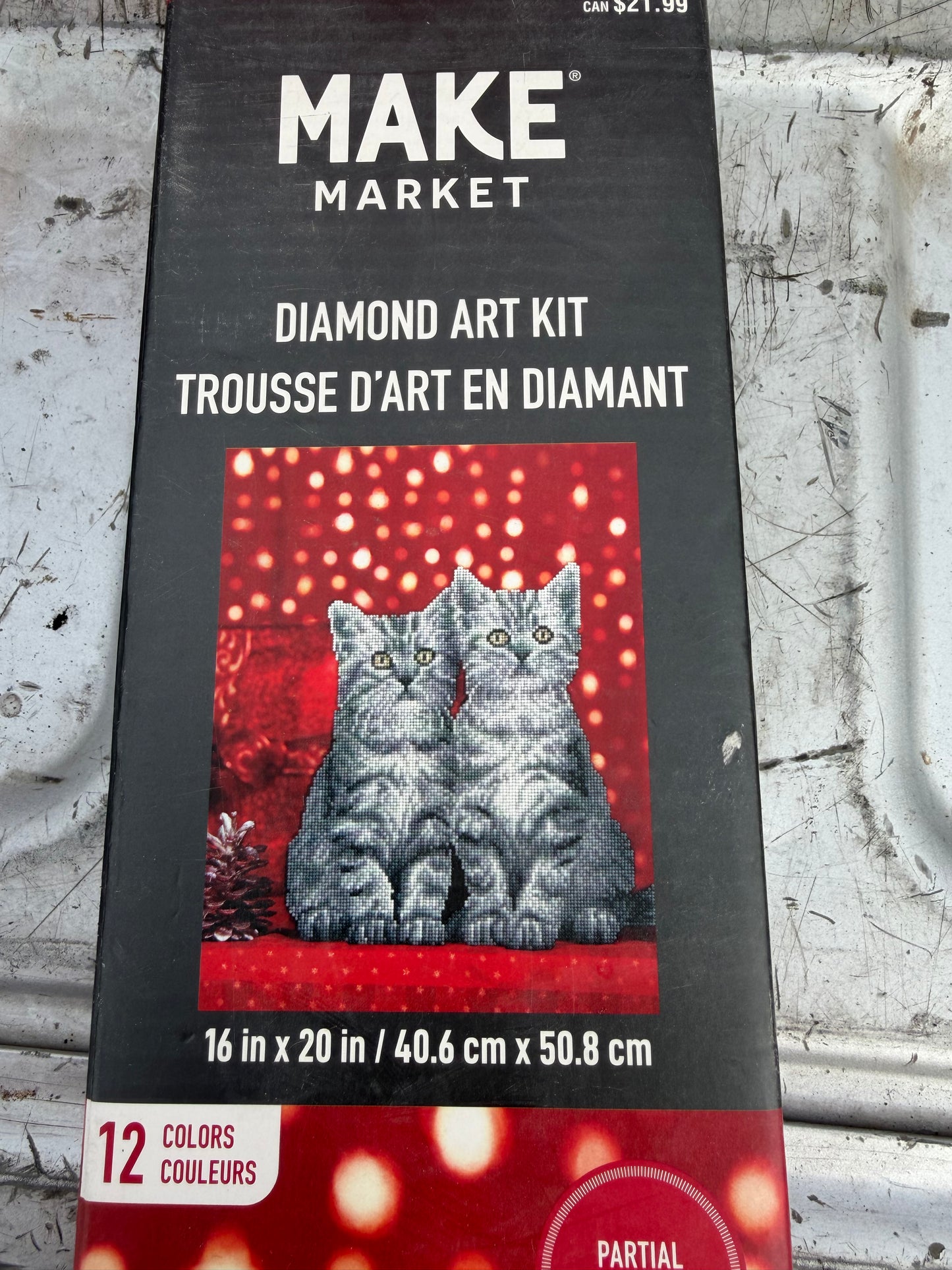 Diamond art kit Stich new Christmas kittens craft art new…