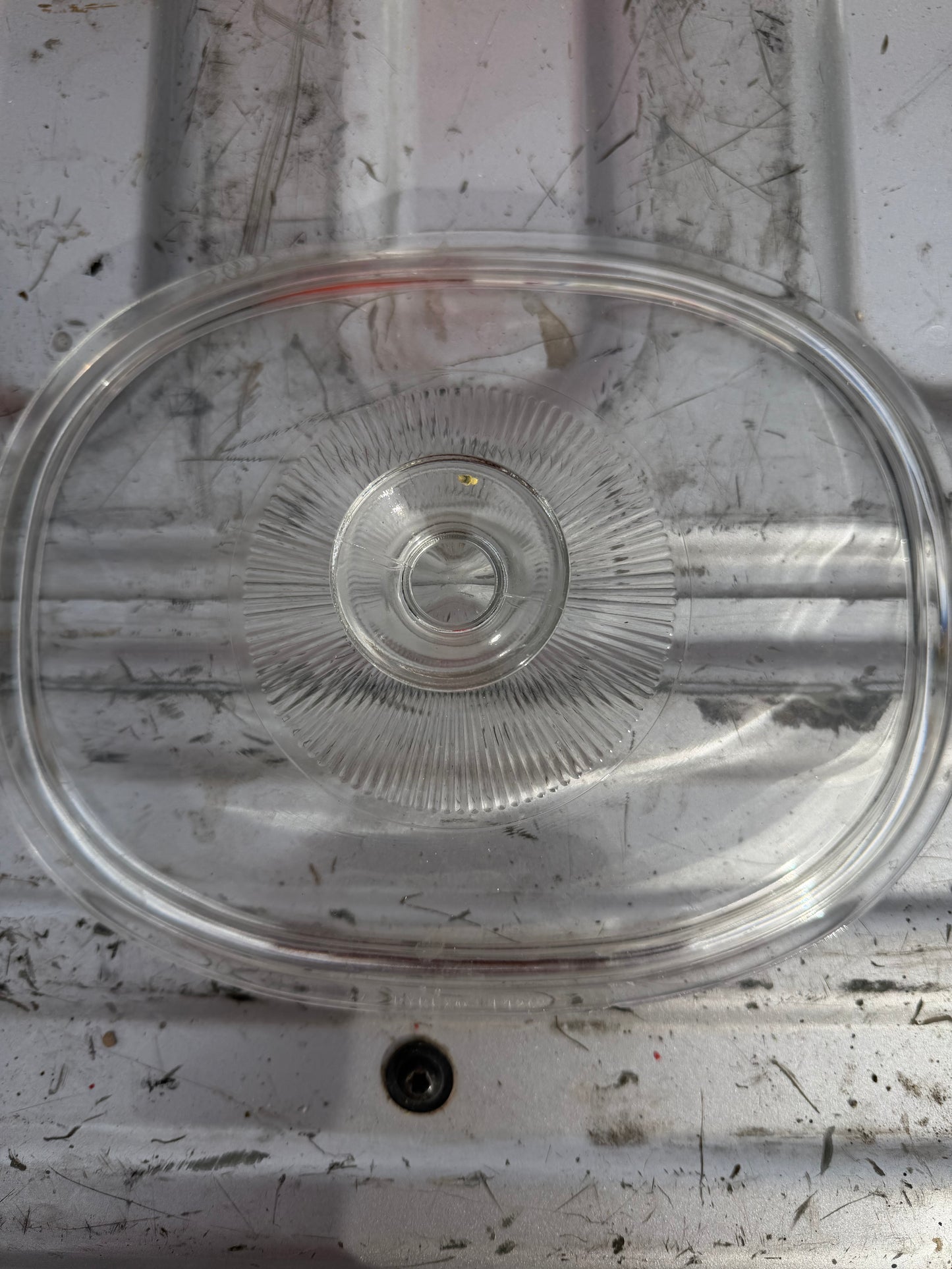 Glassware pot lid all tempered glass with handle oval 9 inches …