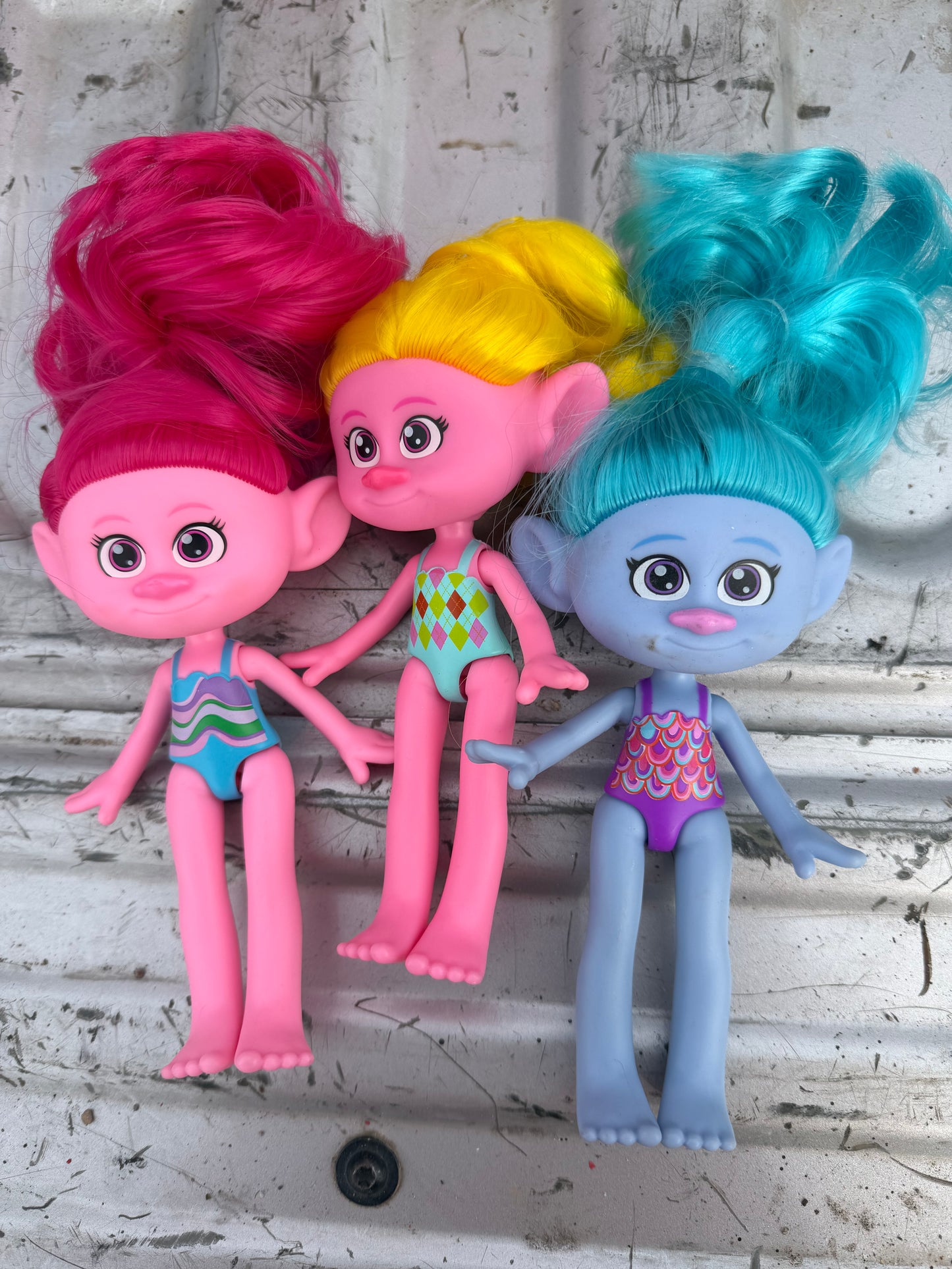 Play doll set 3each different colors used …