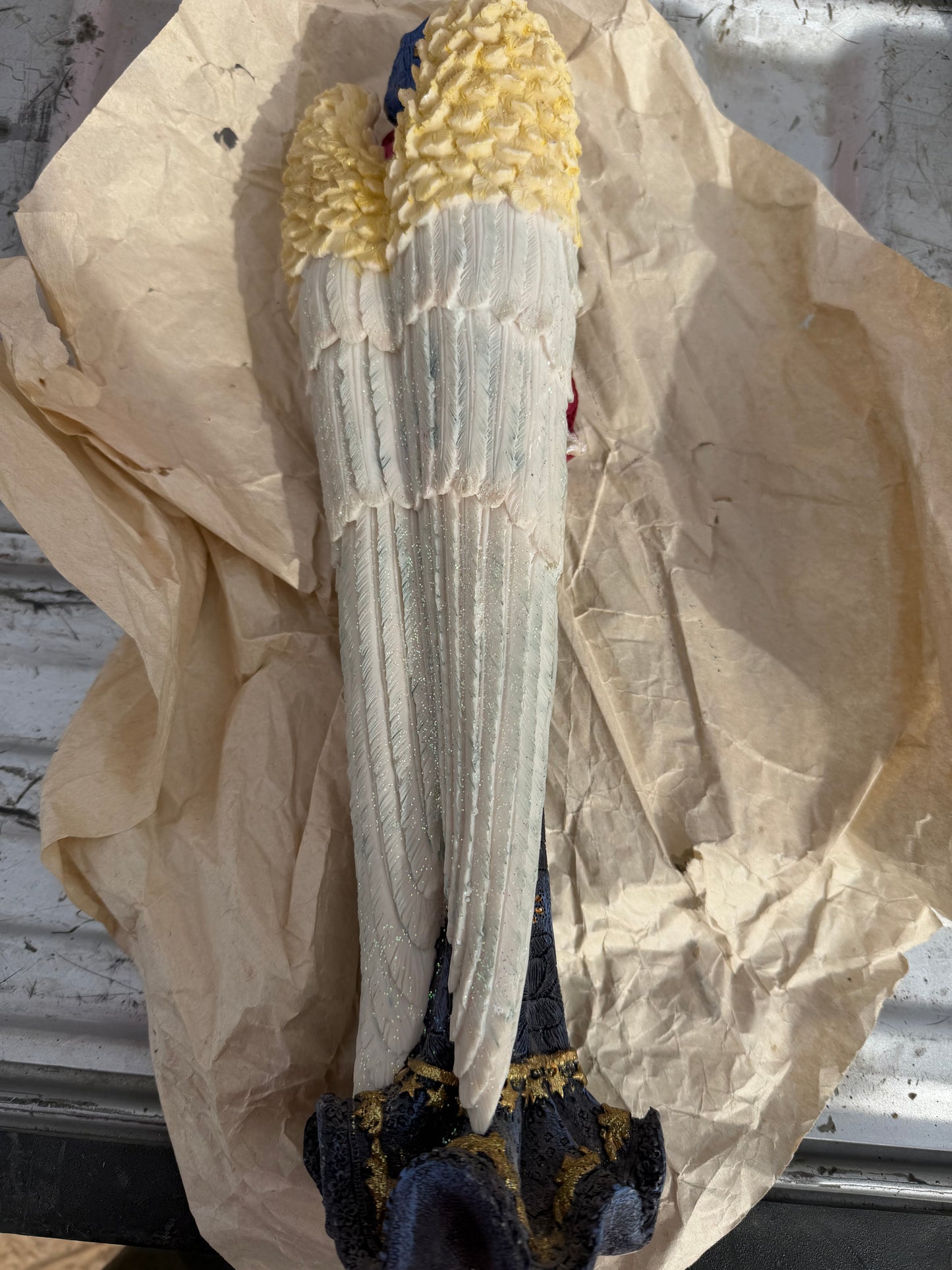 Angel statue. Tall 14 inch Christmas decoration for table…