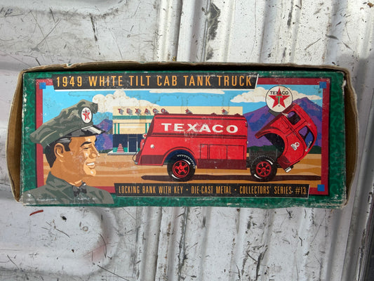 Texaco vintage toy truck bank oil truck new still …