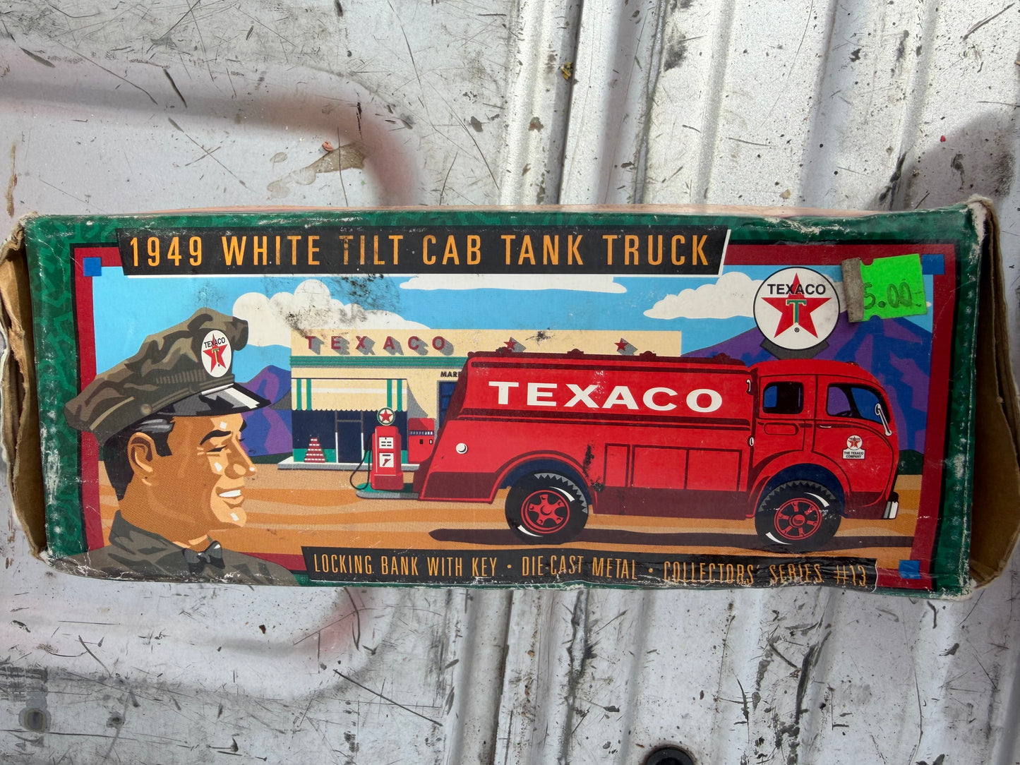 Texaco vintage toy truck bank oil truck new still …