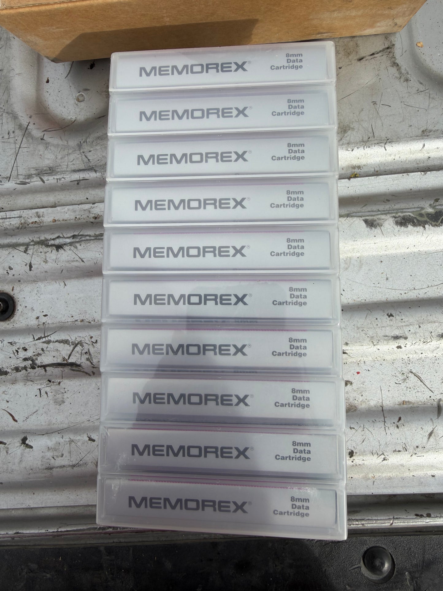 Memorex 8mm data cartridge 10 each new in box 112 meters …