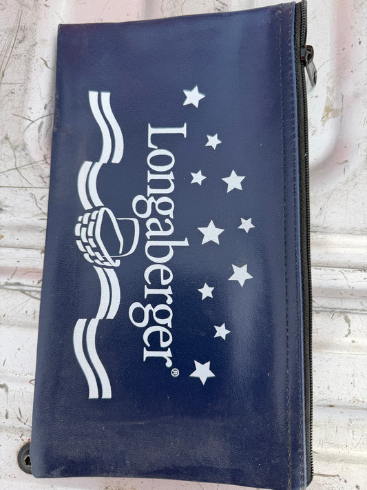 Longberger money pouch. Carry bills to the bank retailers new with zipper…