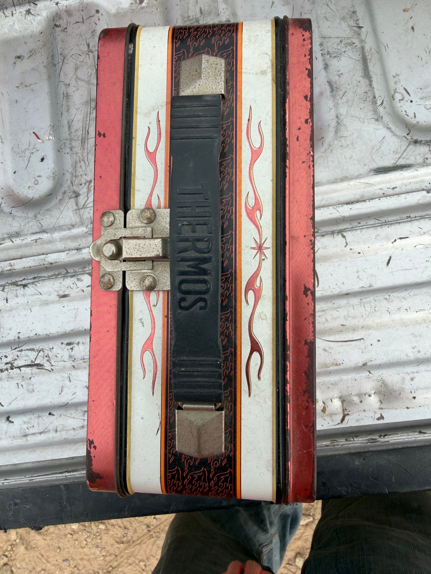 Hot Wheels Vintage school lunch box with thermos clean box …
