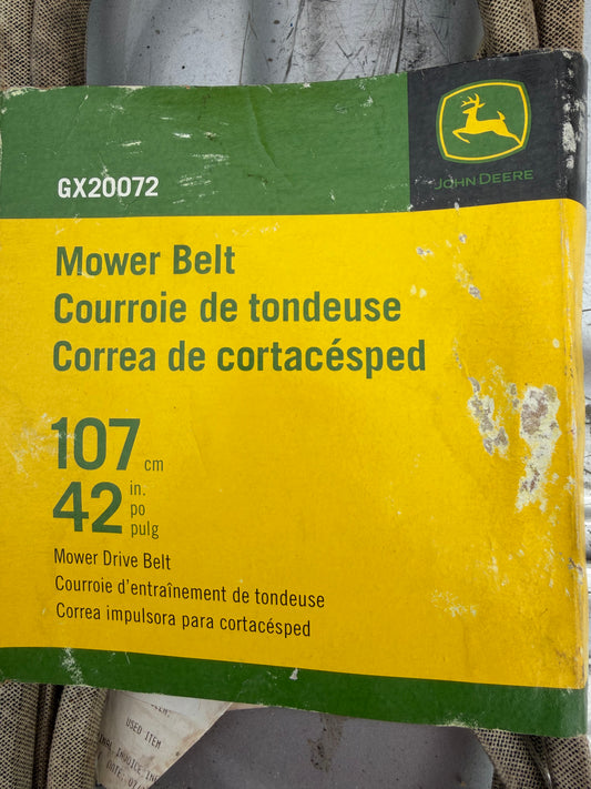 John Deer mower drive belt new 107cm or 42 inch long …