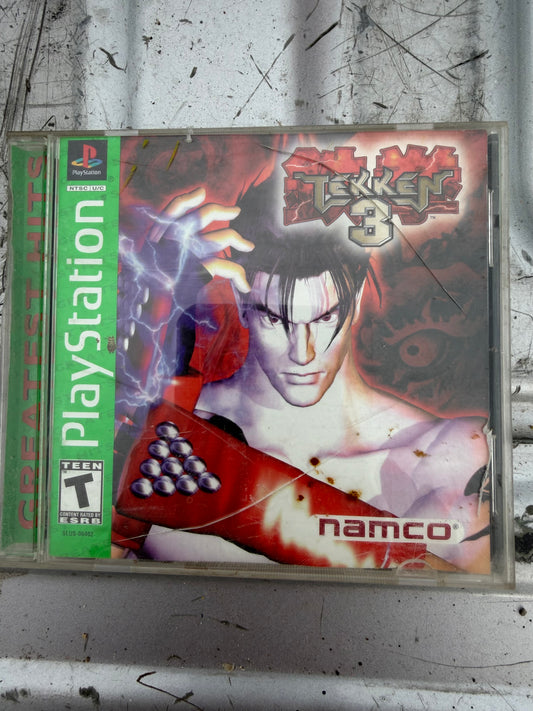 Play station video game Tekken 3 used …