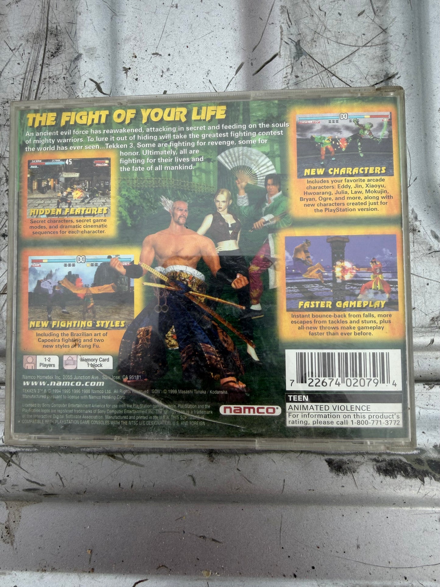 Play station video game Tekken 3 used …