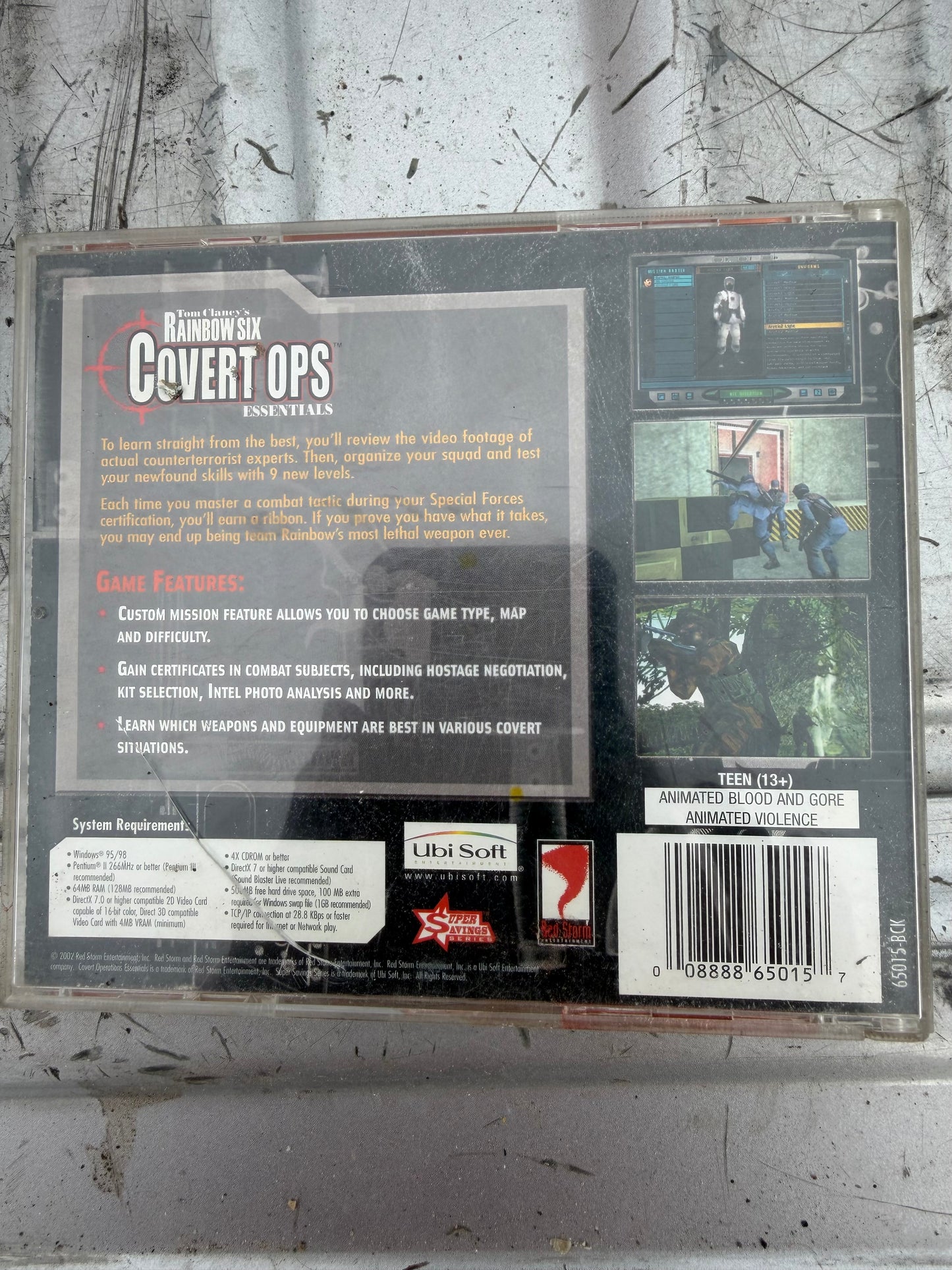 Tom Clancy Rainbow 6 pc game action game for laptops or desktops…